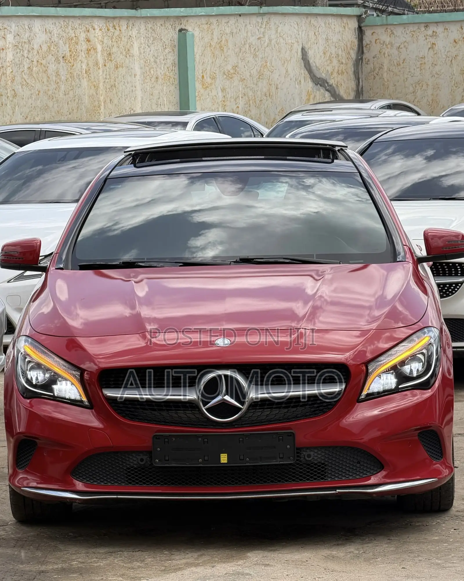 Mercedes-Benz CLA-Class CLA 250 4MATIC Sedan 2017 Red