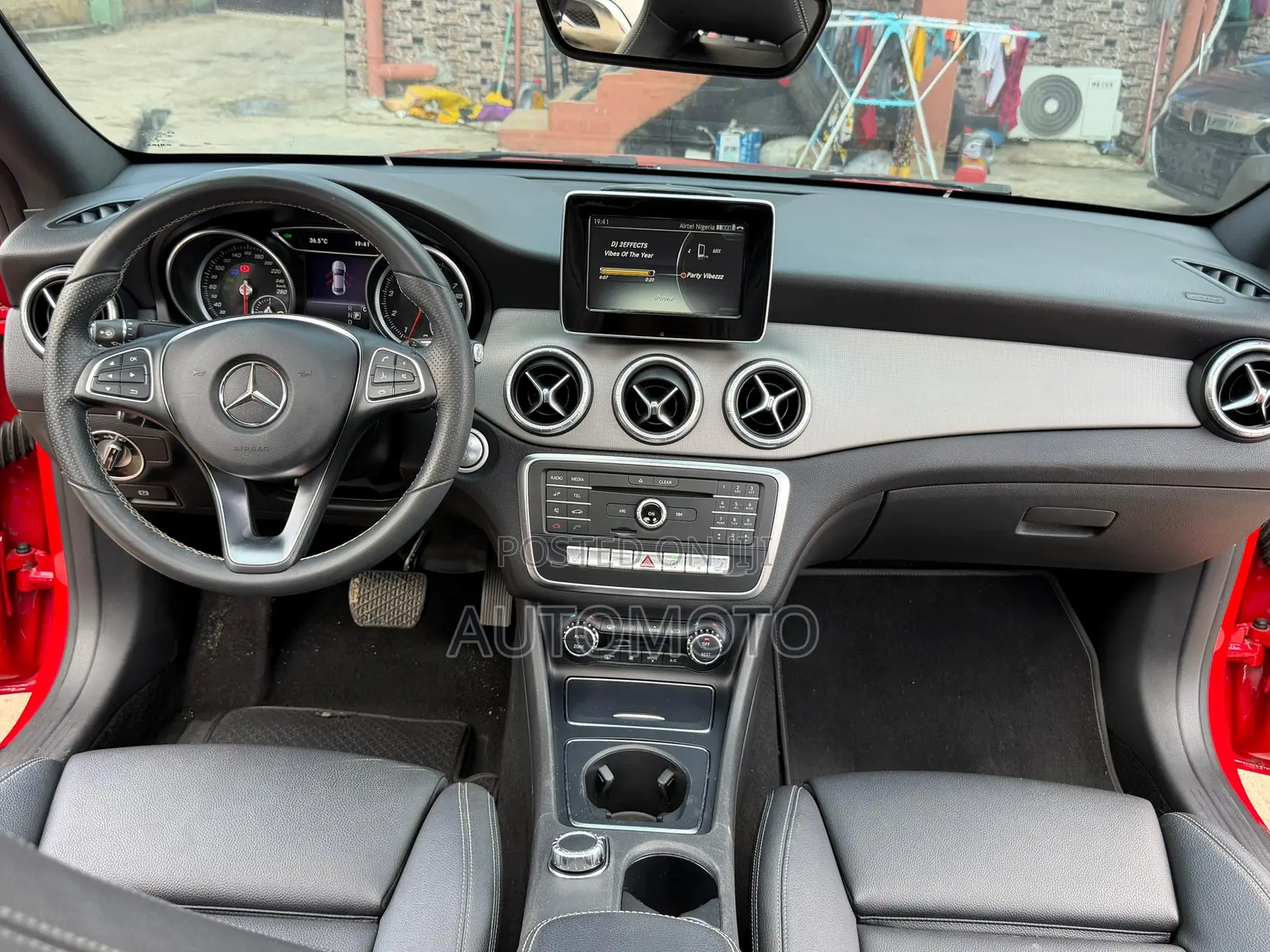 Mercedes-Benz CLA-Class CLA 250 4MATIC Sedan 2017 Red