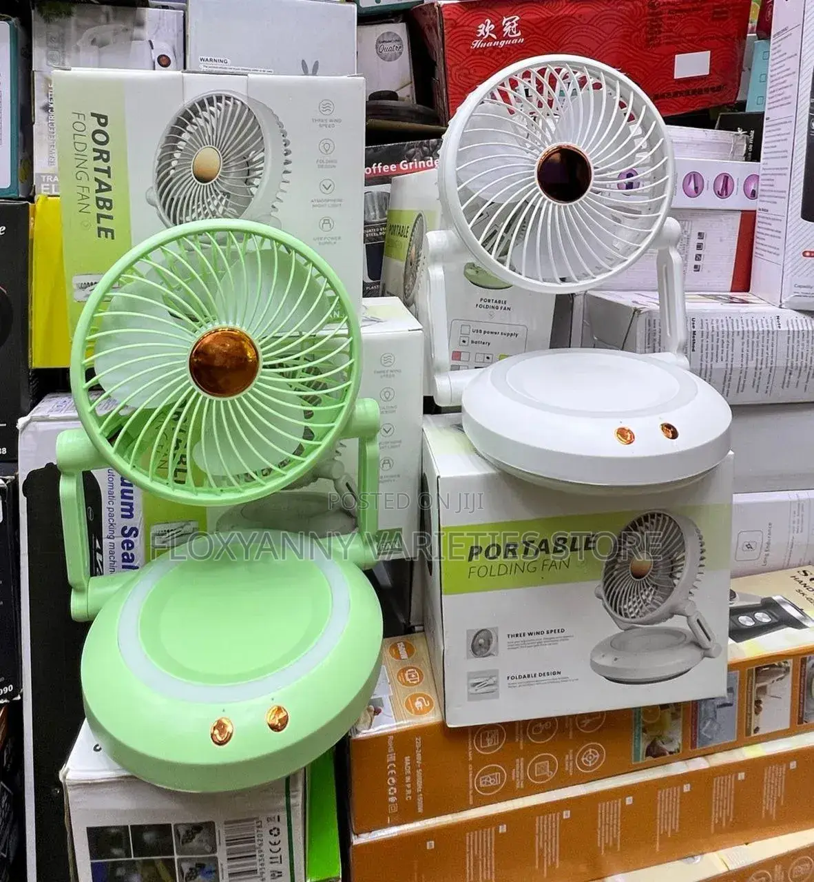 Rechargeable Rotating Fan