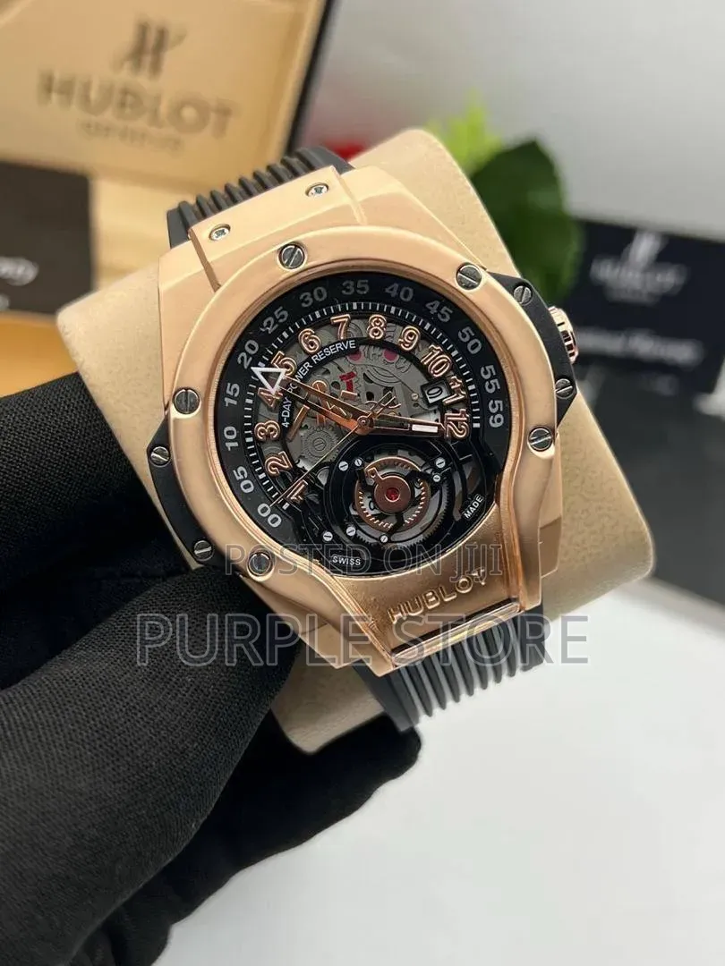 Hublot Compass Rubber Strap Watch