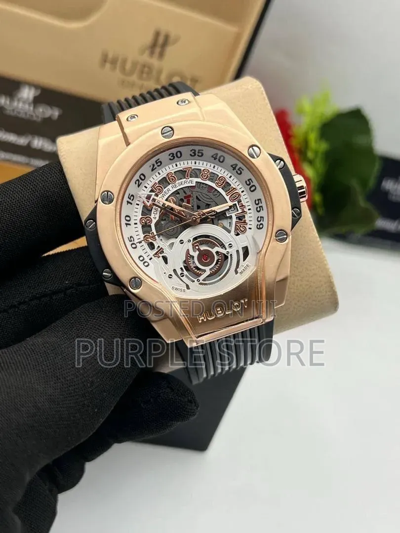 Hublot Compass Rubber Strap Watch