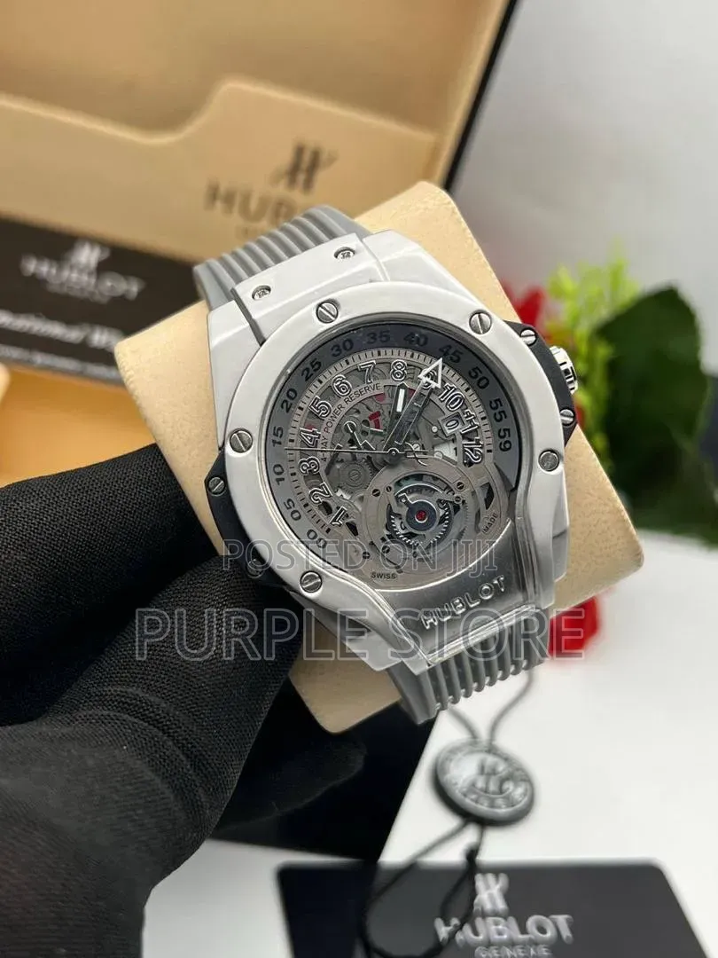 Hublot Compass Rubber Strap Watch
