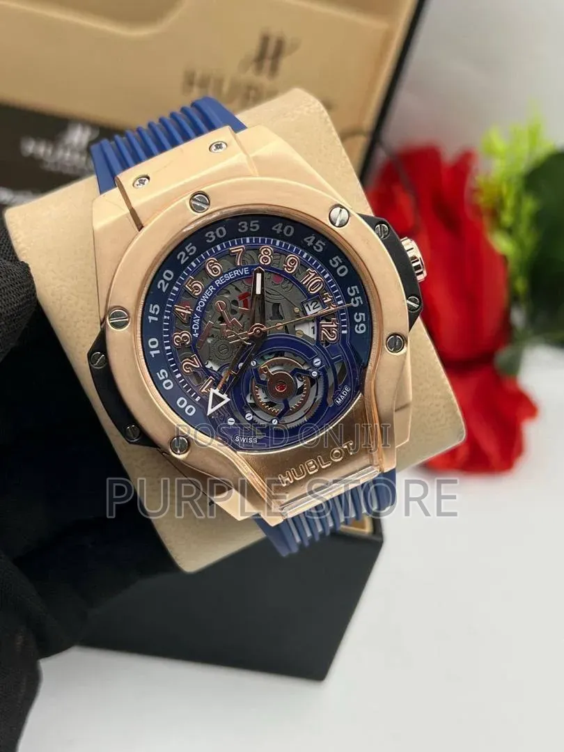 Hublot Compass Rubber Strap Watch