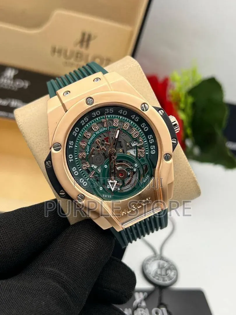 Hublot Compass Rubber Strap Watch