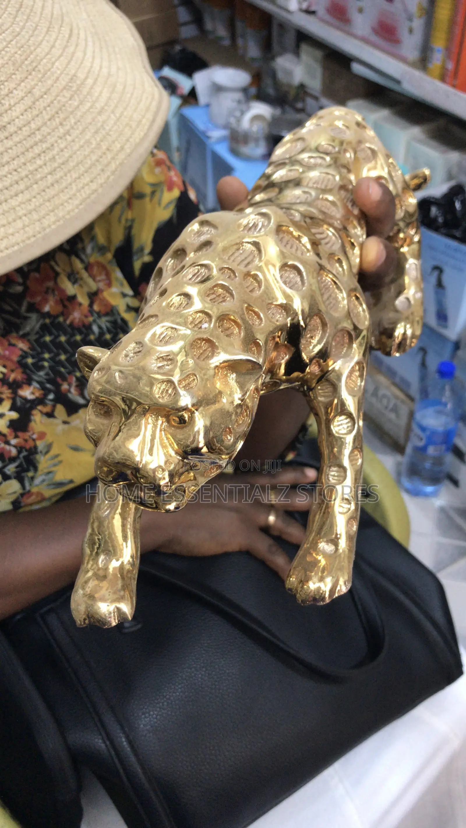 Gold Running Cheetah - Cheetah Table Ornament