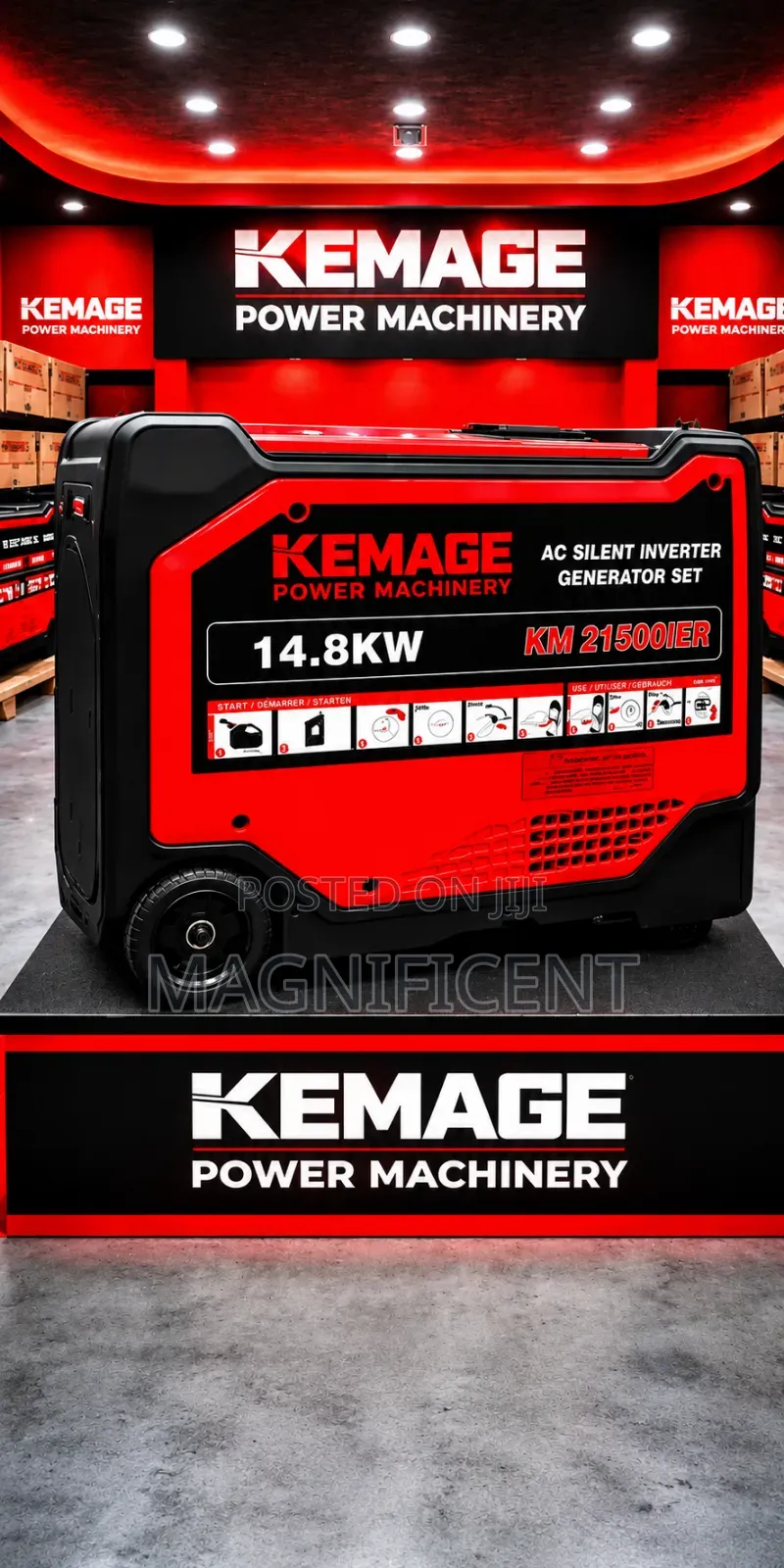 Kemage 14.8kw Silent Inverter Generator – Km21500ier