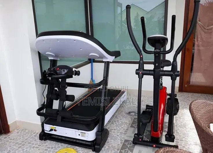 Big Heavy Duty 2.5hp German Treadmill With Fitness Cross Trainer