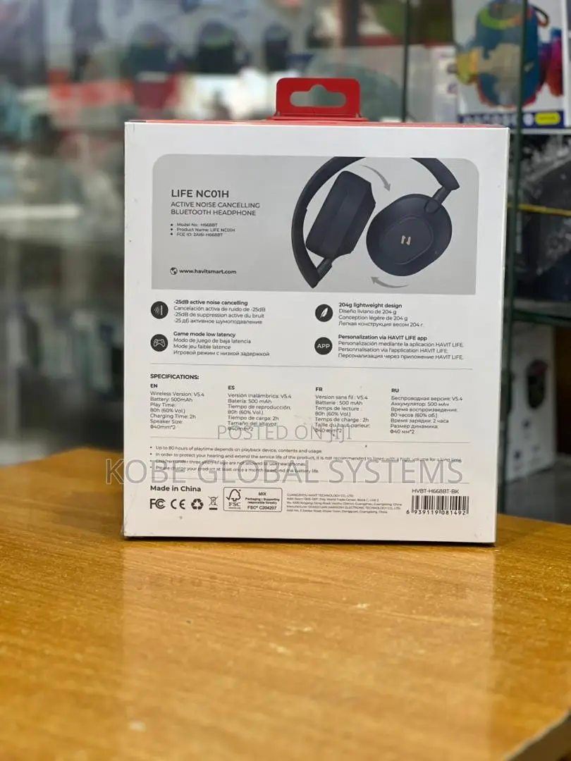 Havit Life Nc01h Wireless Over-Ear Headphones
