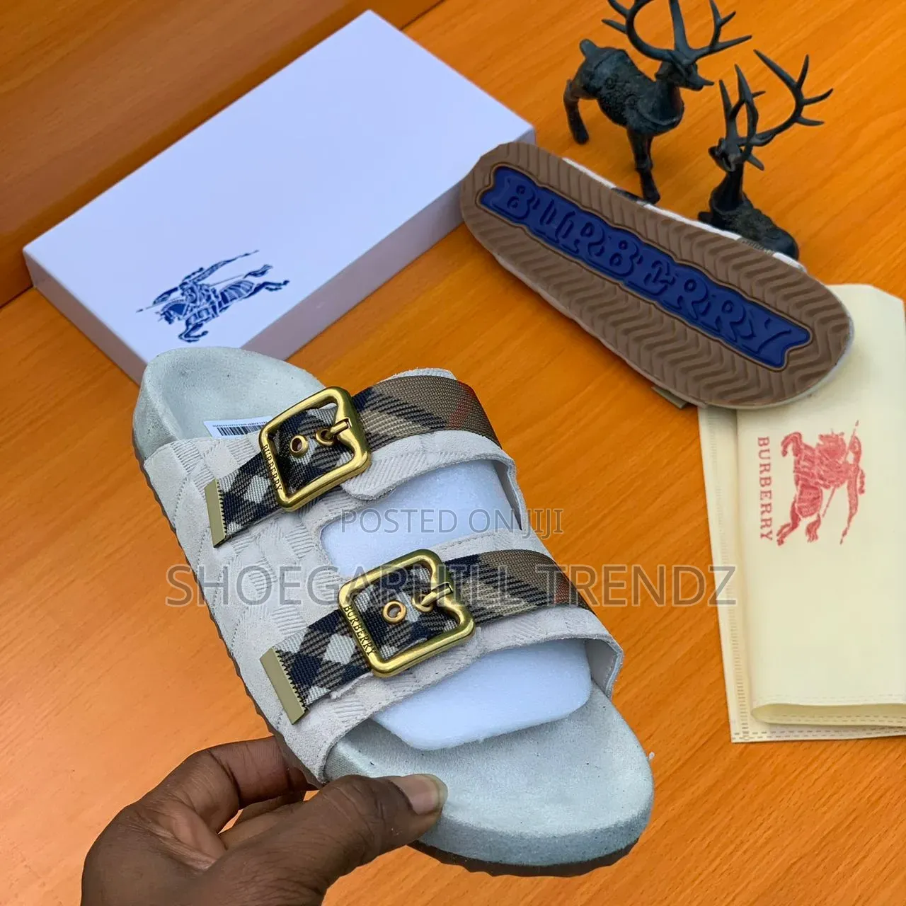 Dburberry Palm Slippers