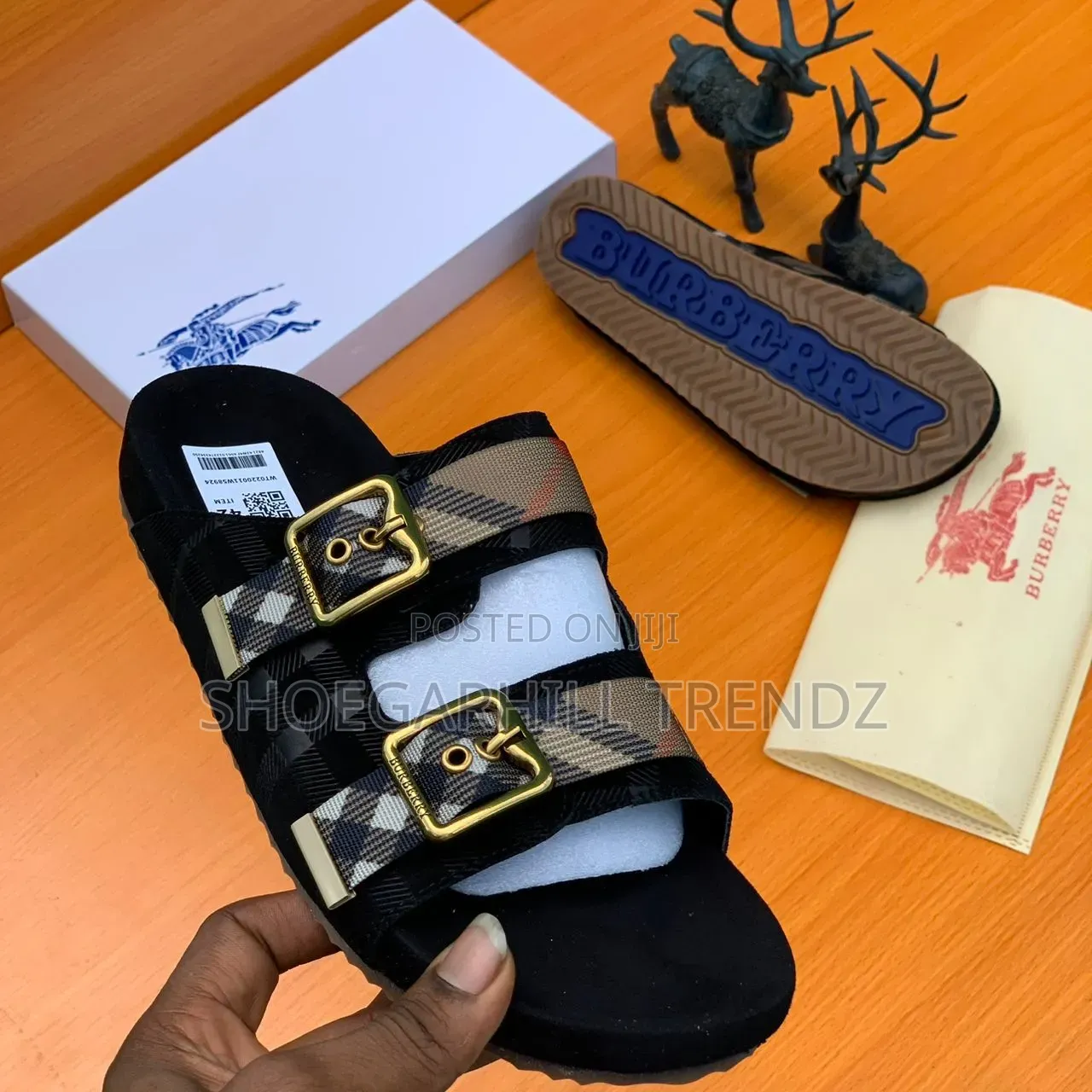 Dburberry Palm Slippers
