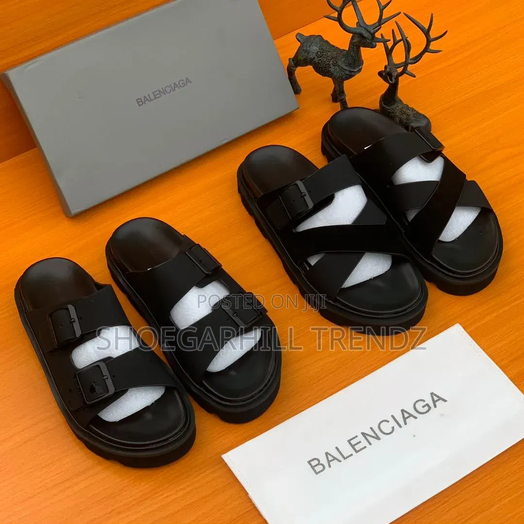 Balenciaga Men Palm Slippers