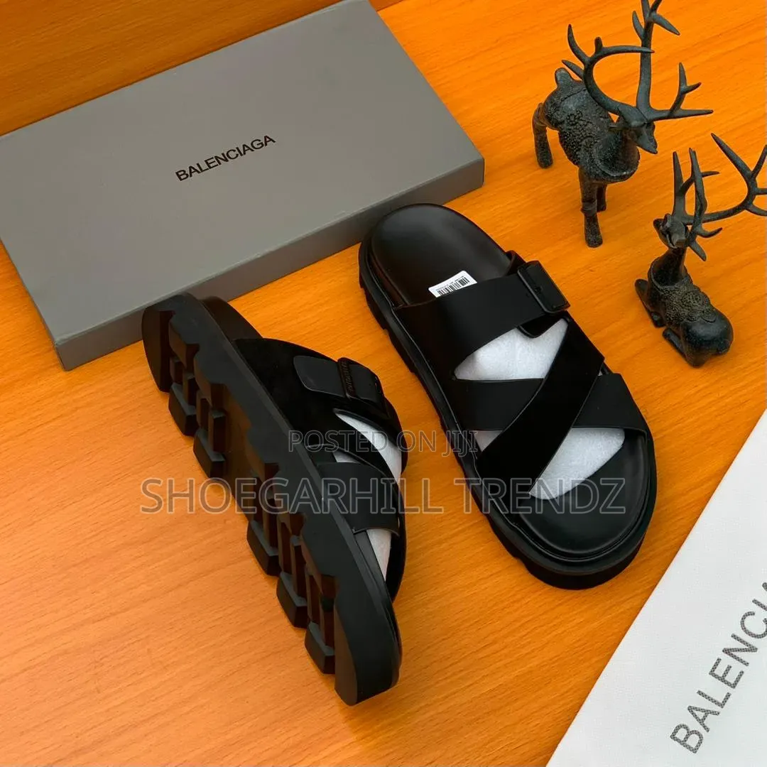 Balenciaga Men Palm Slippers