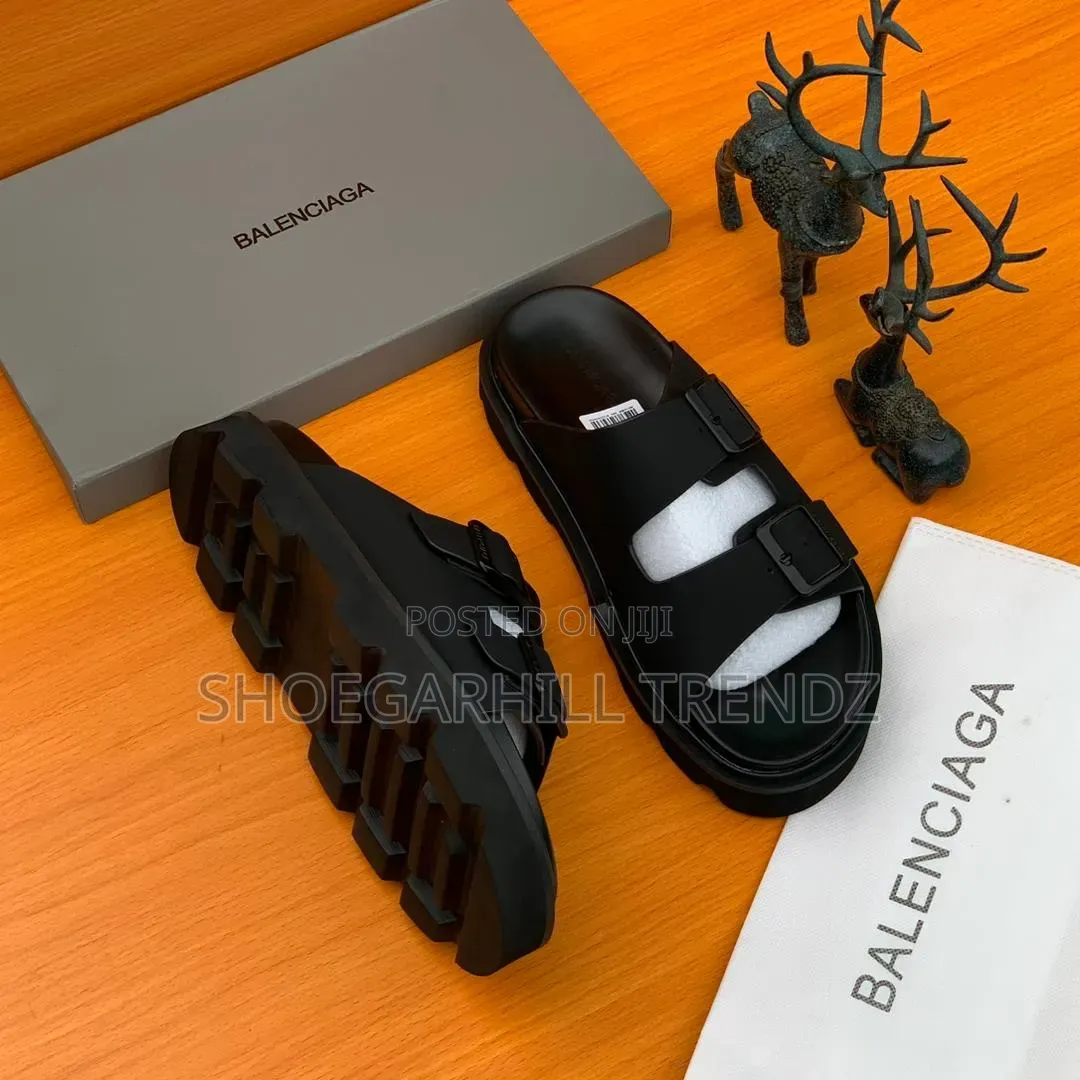 Balenciaga Men Palm Slippers