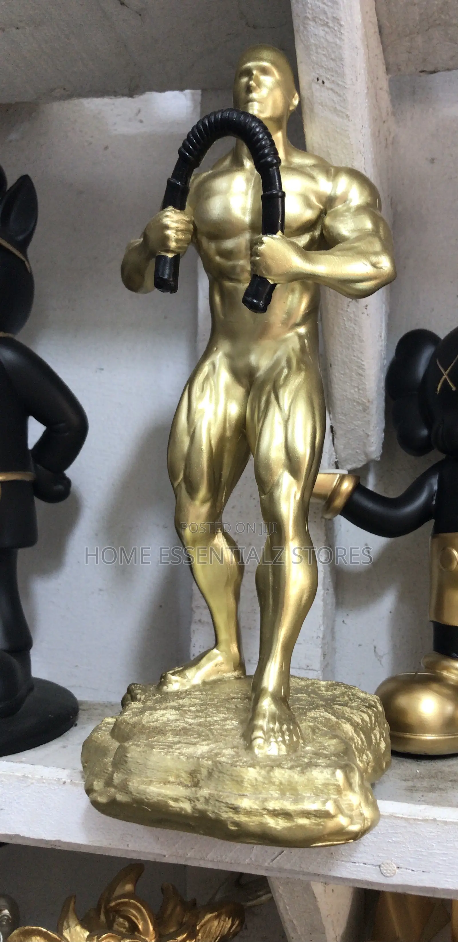 Iron Bender Man Home Decor - Strong Man Table Ornament