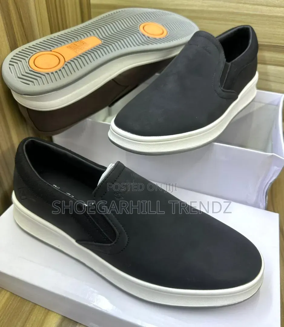 Mens Shoes Loafer Sneakers White Sole