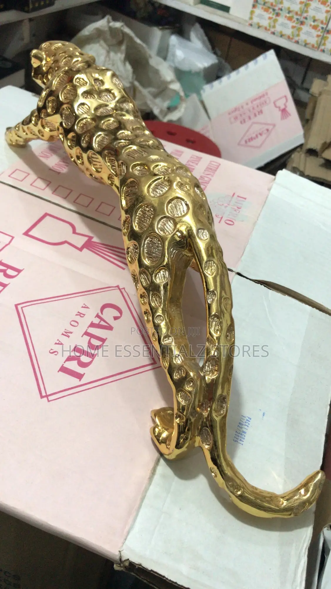 Gold Running Cheetah - Cheetah Table Ornament