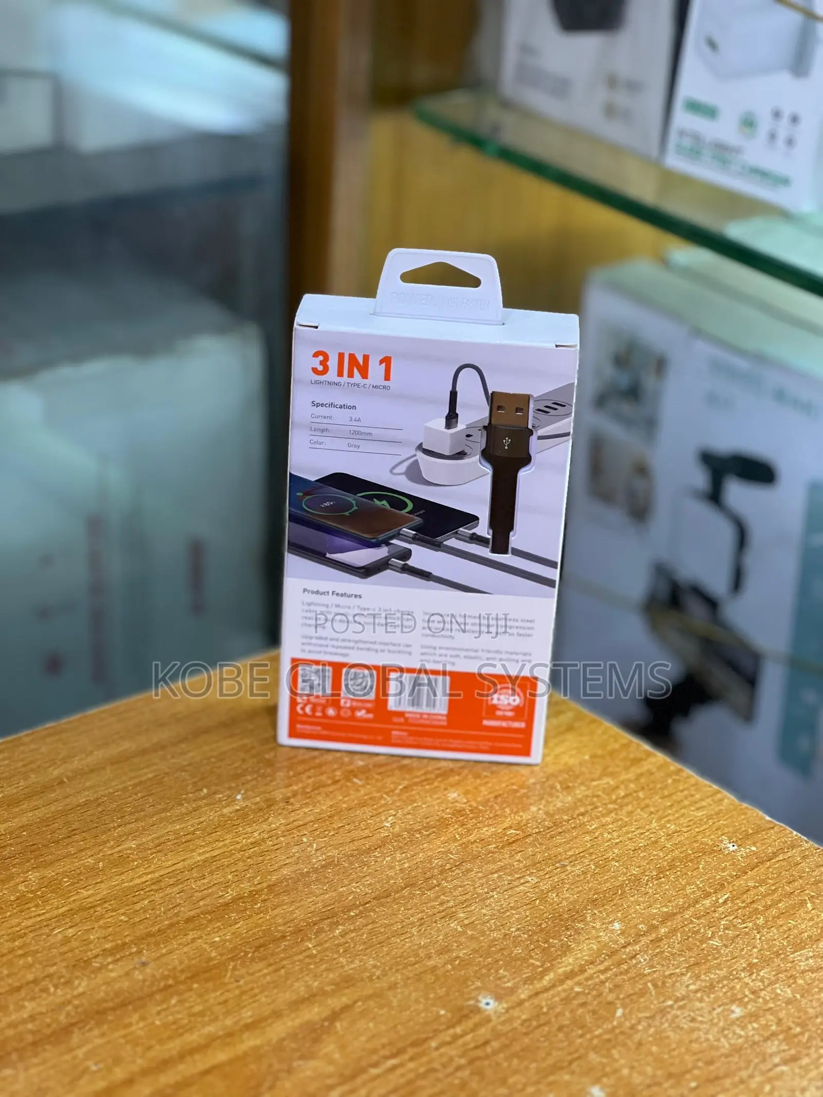 Ldnio Lc93 3-in-1 Fast Charging Cable – Usb to Type-C