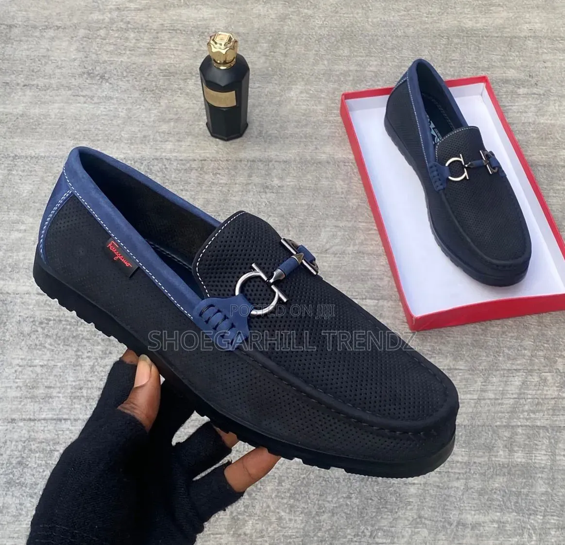 Mens Nubuck Breathable Loafers Shoes
