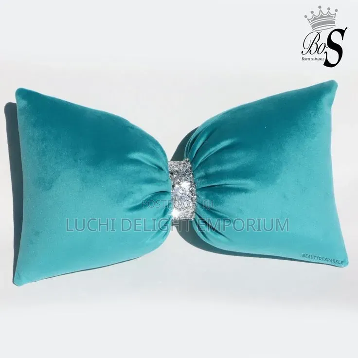 Colorful Luxury Bow Throw Pillows