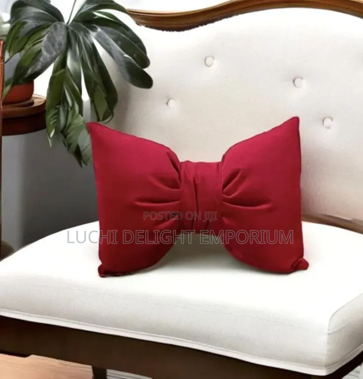 Colorful Luxury Bow Throw Pillows