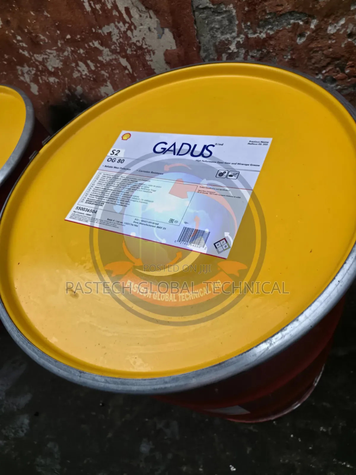 Shell Gadus S2 Og 80 High-performance Industrial Grease [180kg]