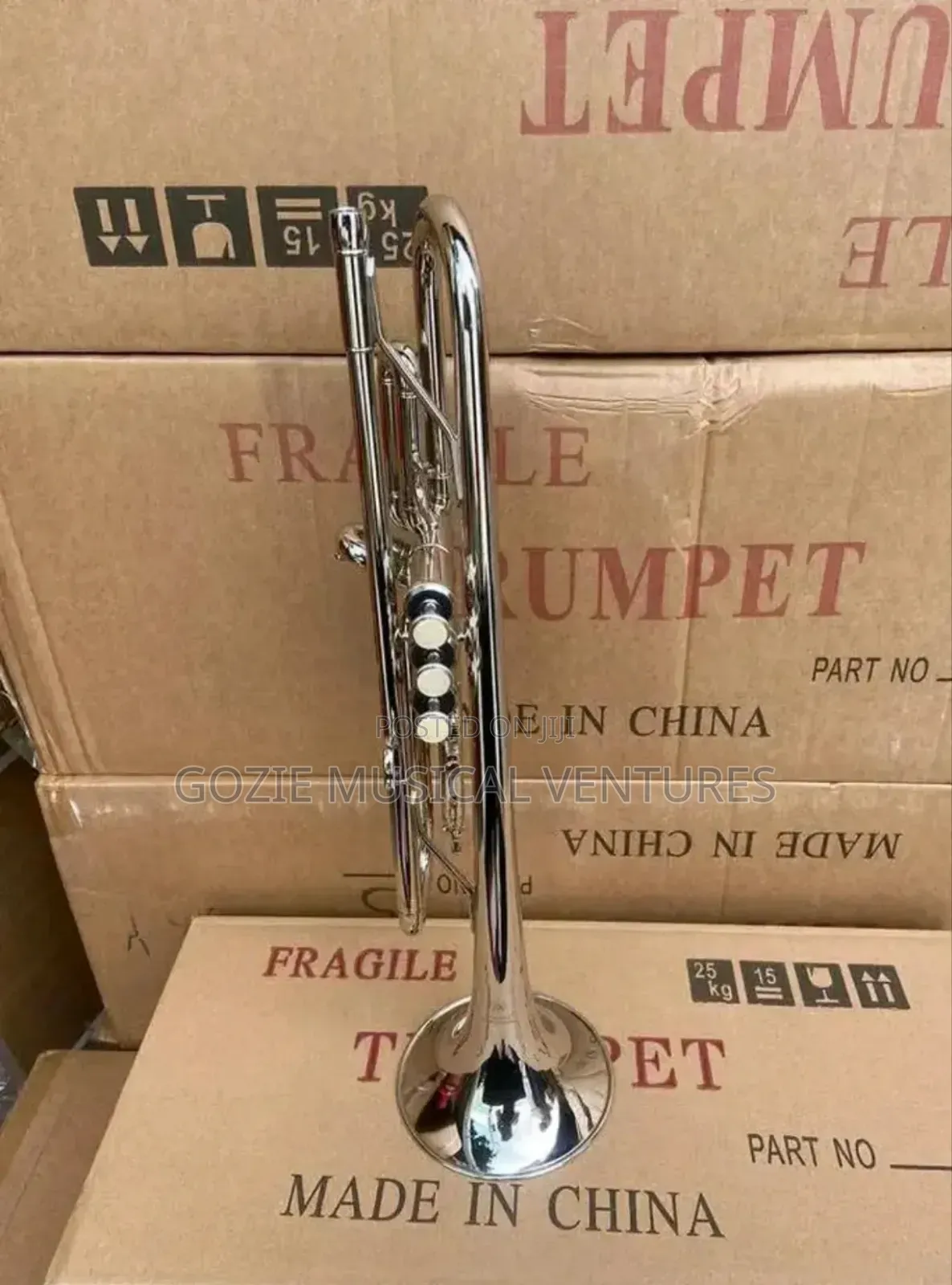 Professional Yamaha Trumpet Sliver and Gold Colour