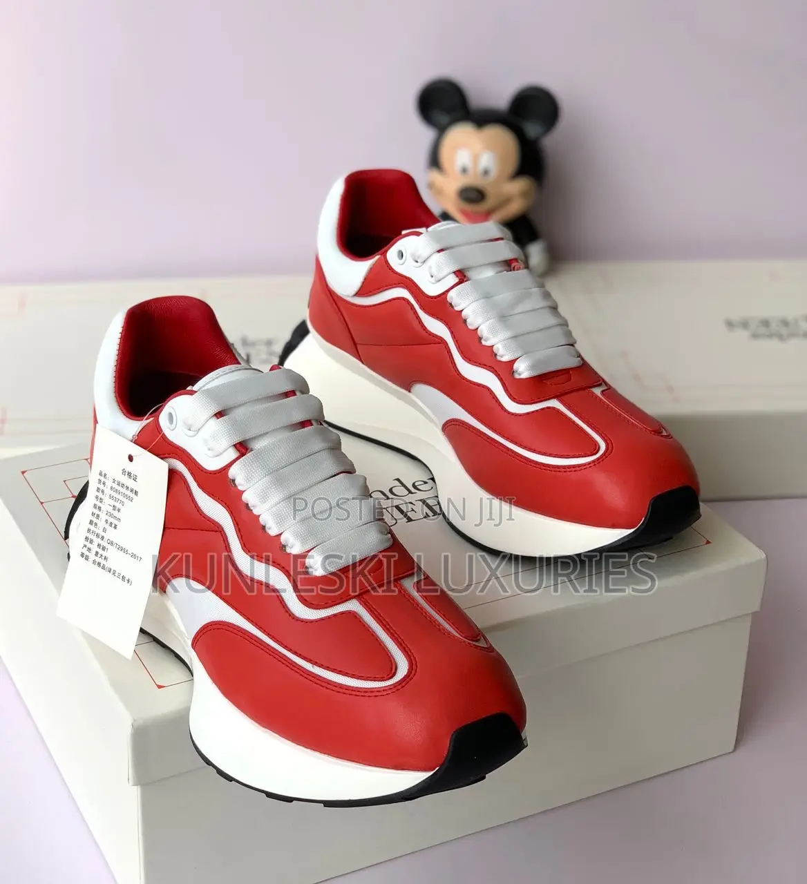 High Quality Alexander McQueen Luxury Sneakers in 4 Colorways