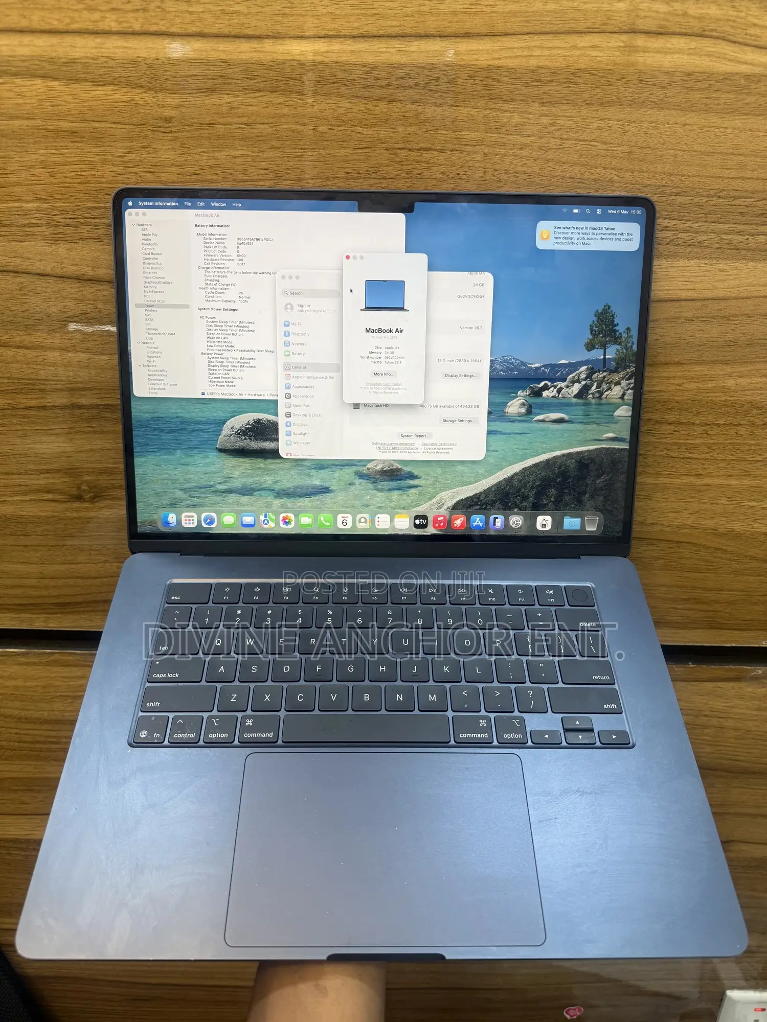 Laptop Apple MacBook Air 2025 M4 15-inch 24GB Apple M4 SSD 512GB