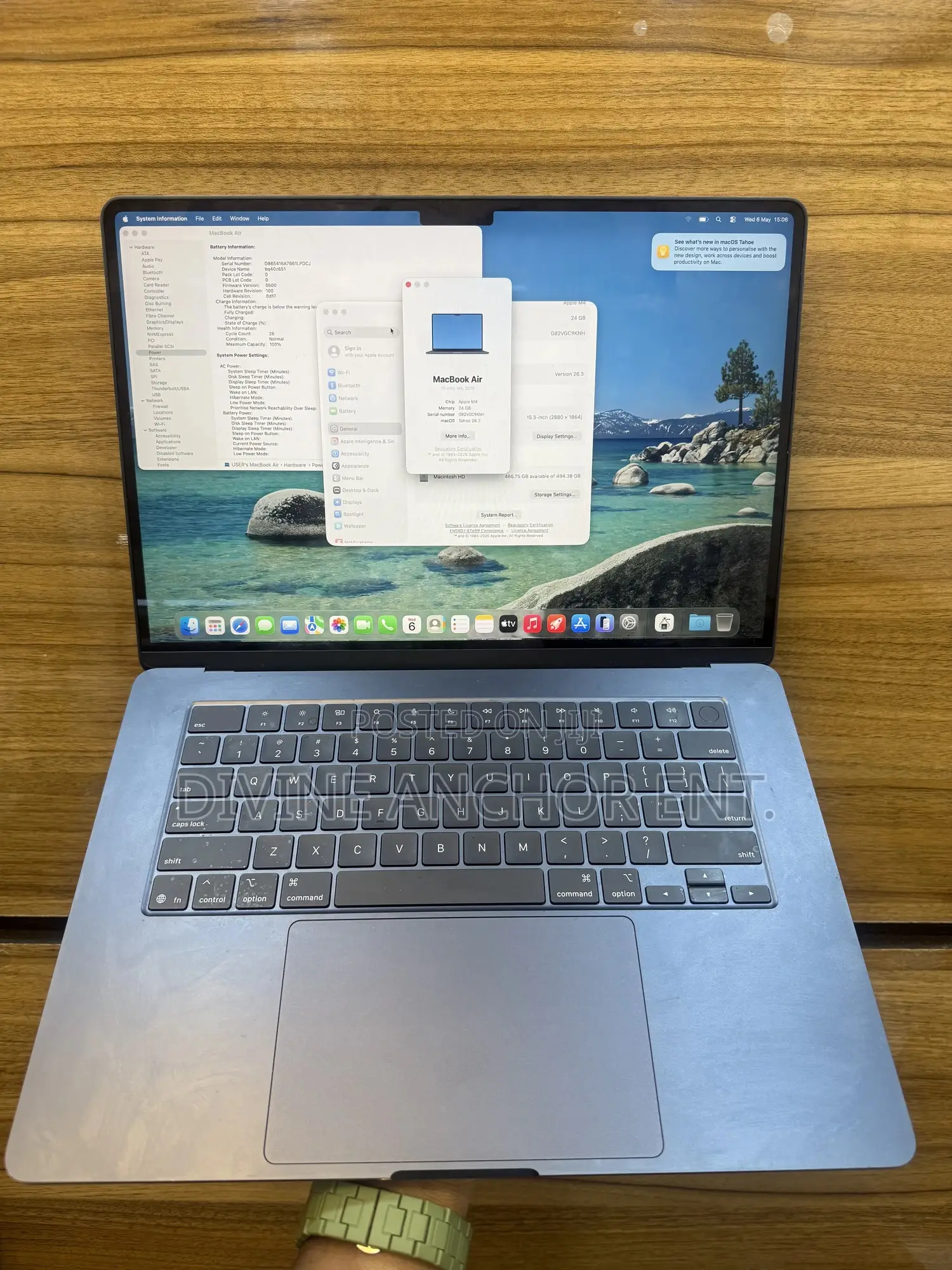 Laptop Apple MacBook Air 2025 M4 15-inch 24GB Apple M4 SSD 512GB