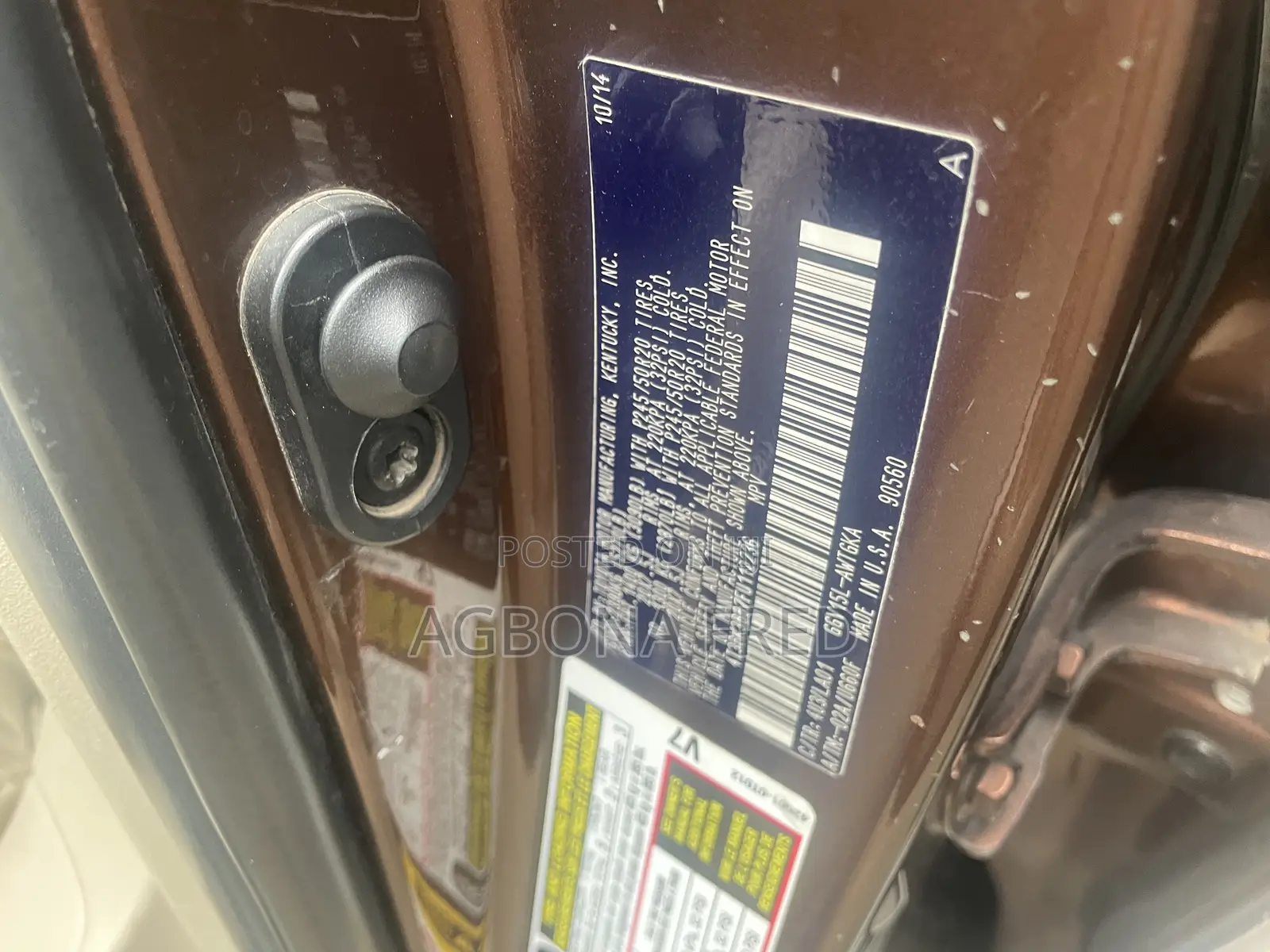 Toyota Venza 2015 Brown