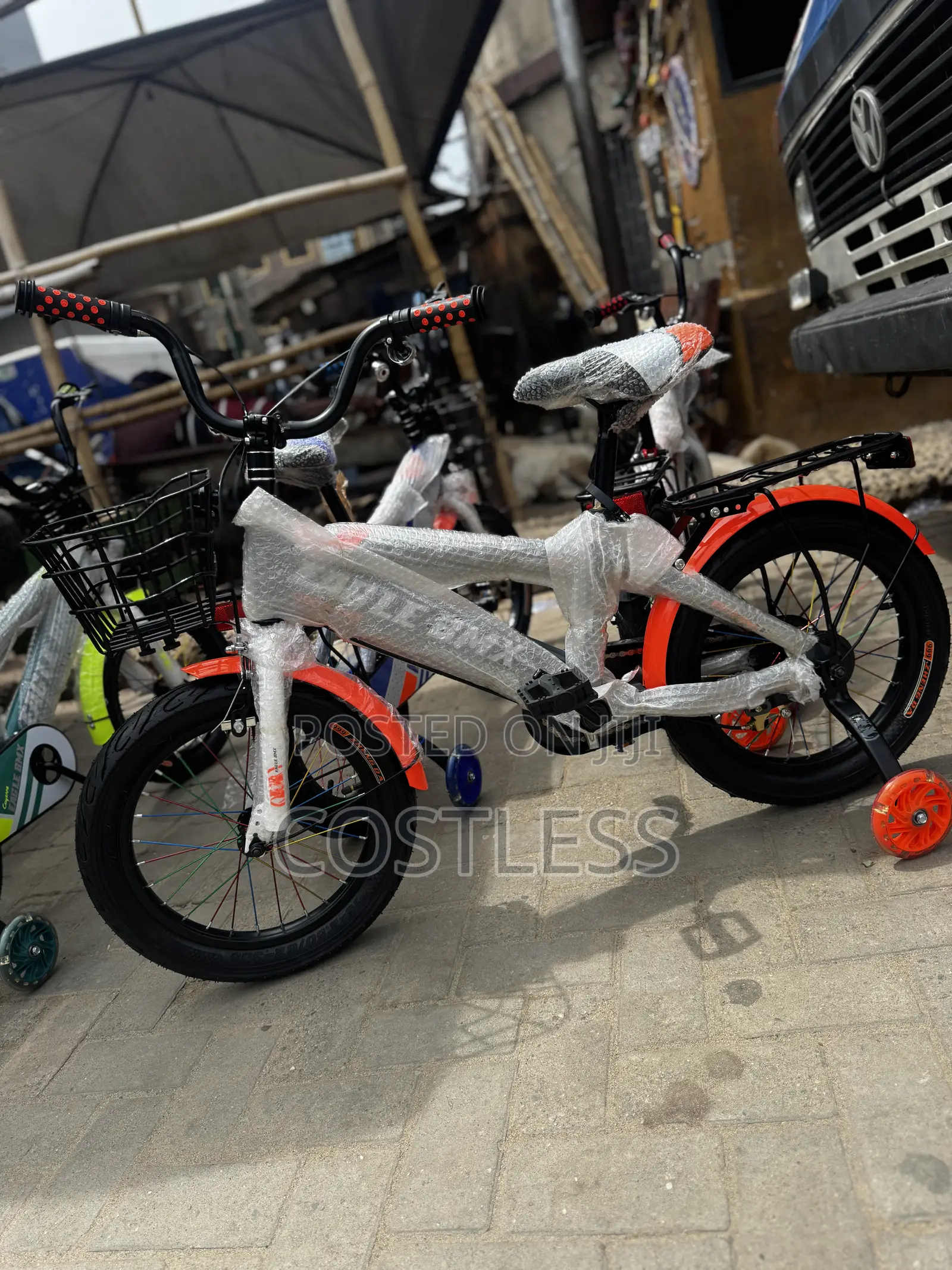 Kids Generic BMX-Style Bicycle With Training Wheel