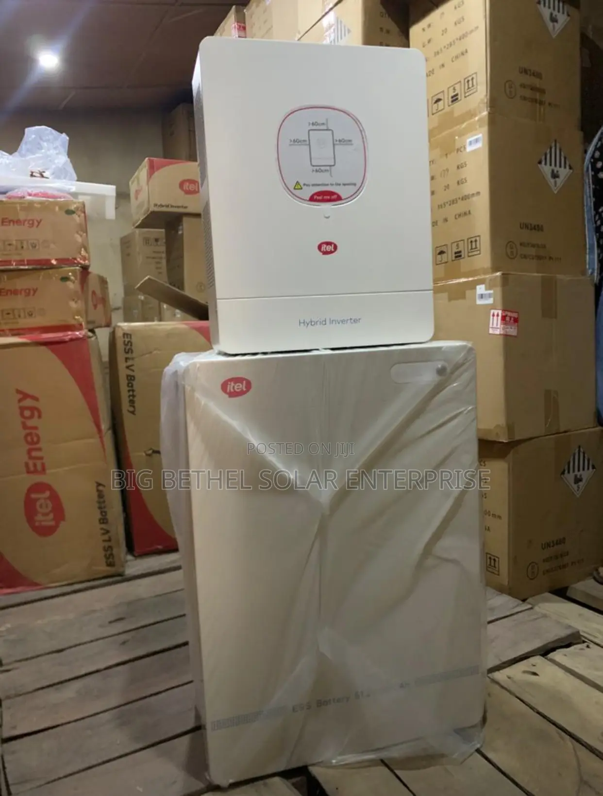 10kwh/4kva Itel Solar Inverter Package to Power Ur 4bedroom With Ac