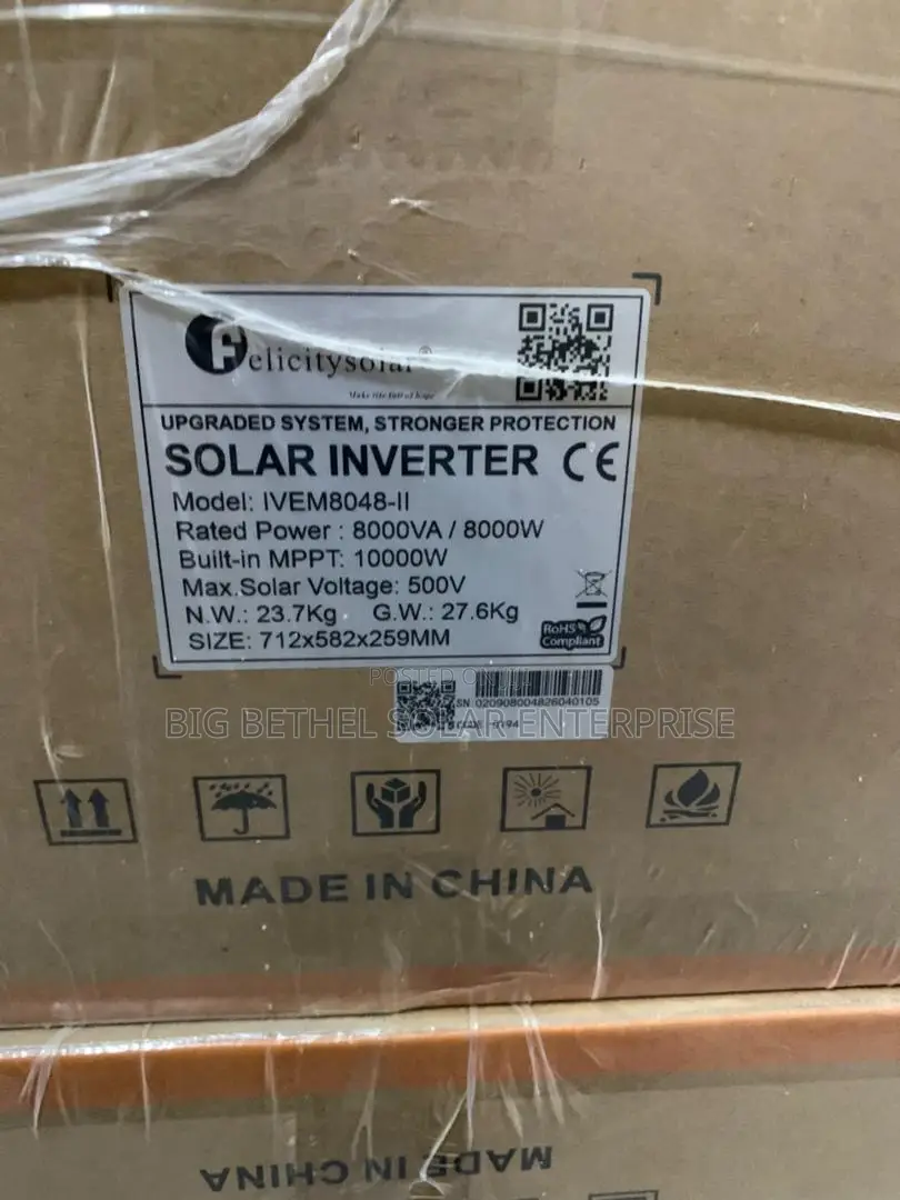 8kva 48v Felicity Hybrid Solar Inverter