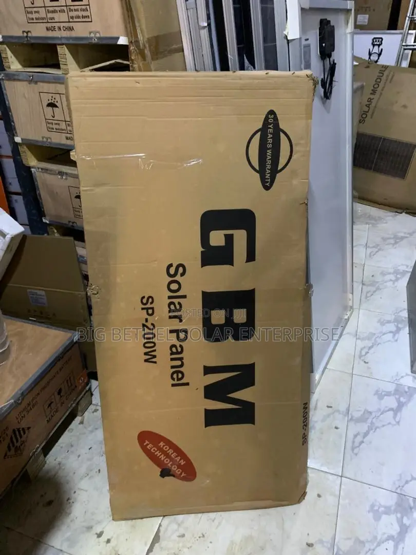 200w Gbm Solar Mono Panel