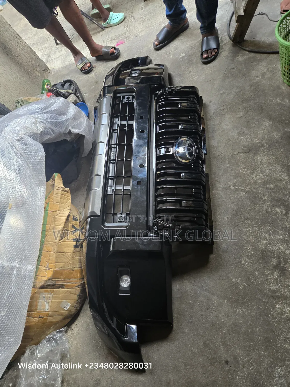 Complete Front Bumper for Toyota Land Cruiser Prado 2024/2026 Availabl