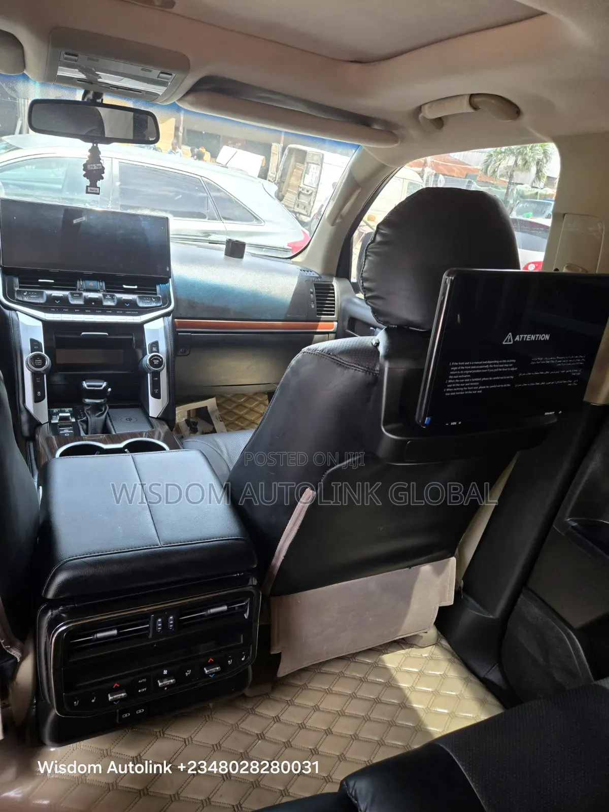 Follow Come Headrest Android for Toyota Land Cruiser 2022-2025 Direct