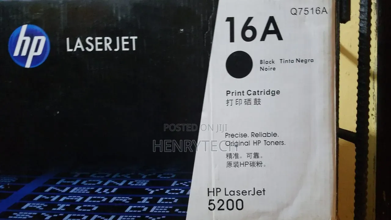 16a Cartridge Toner Genuine Hp