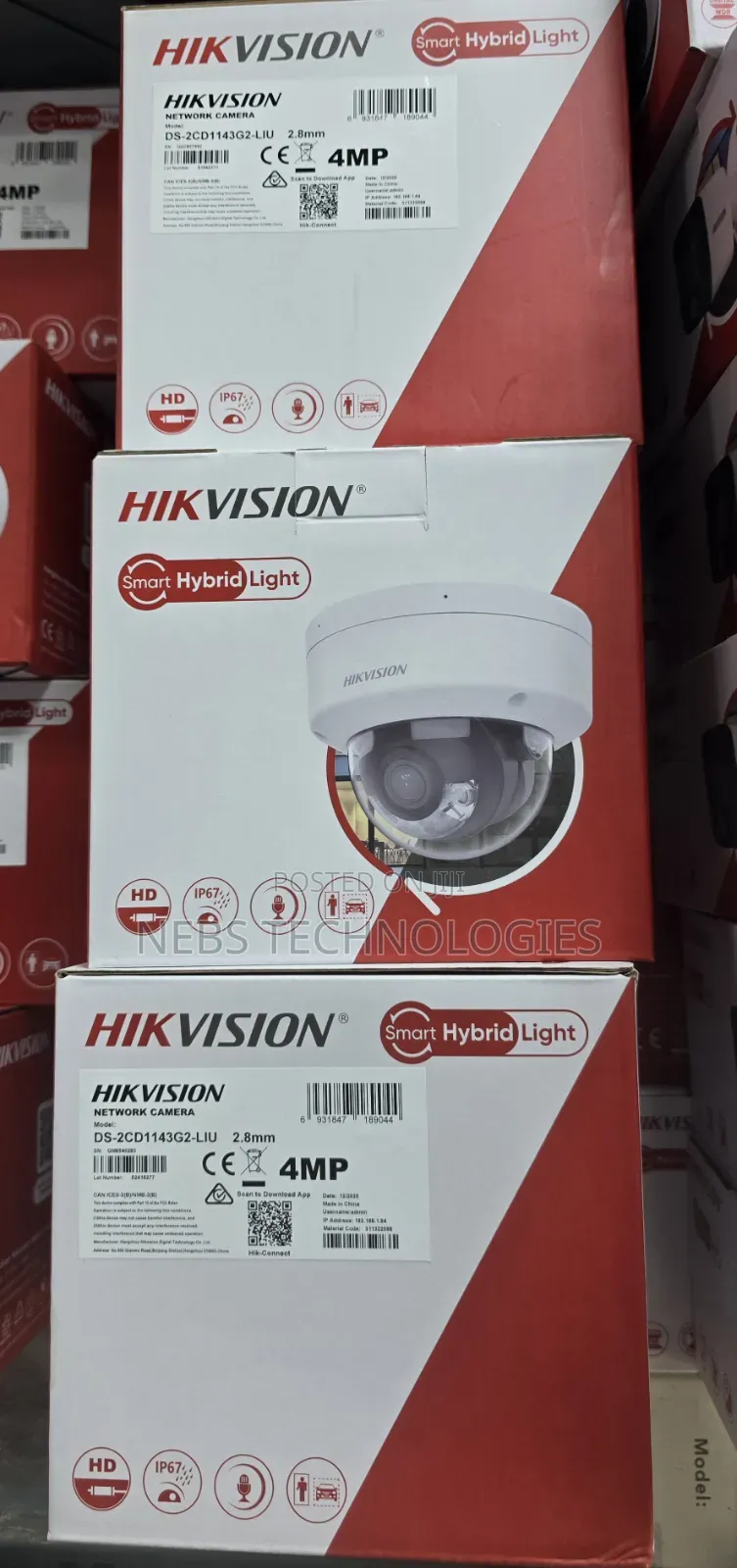 Hikvision 4mp Ip Indoor Smartlight Hybrid Camera Ds-2cd1143g2-Liu