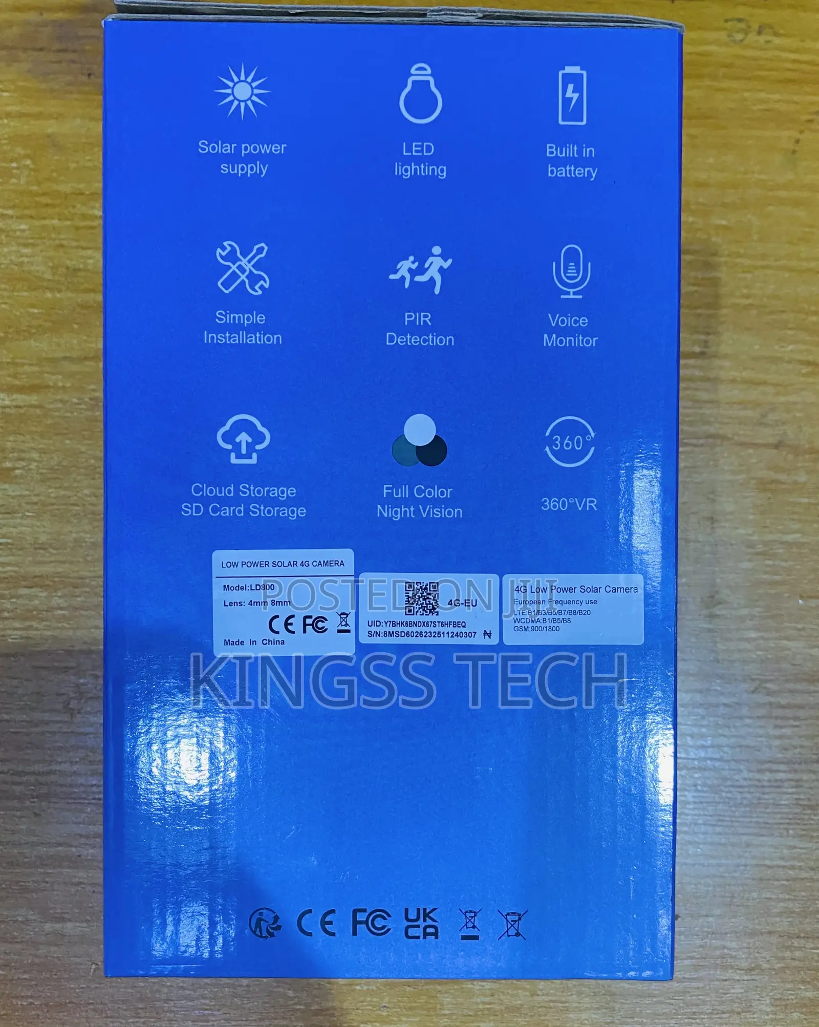 800w Solar Street Light Camera (Double Lens)