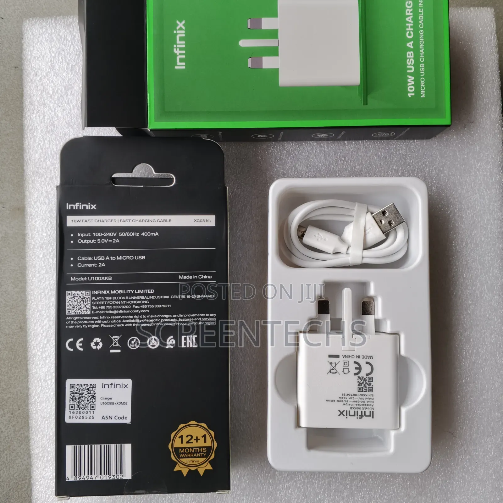 Original Infinix Charger Xc08