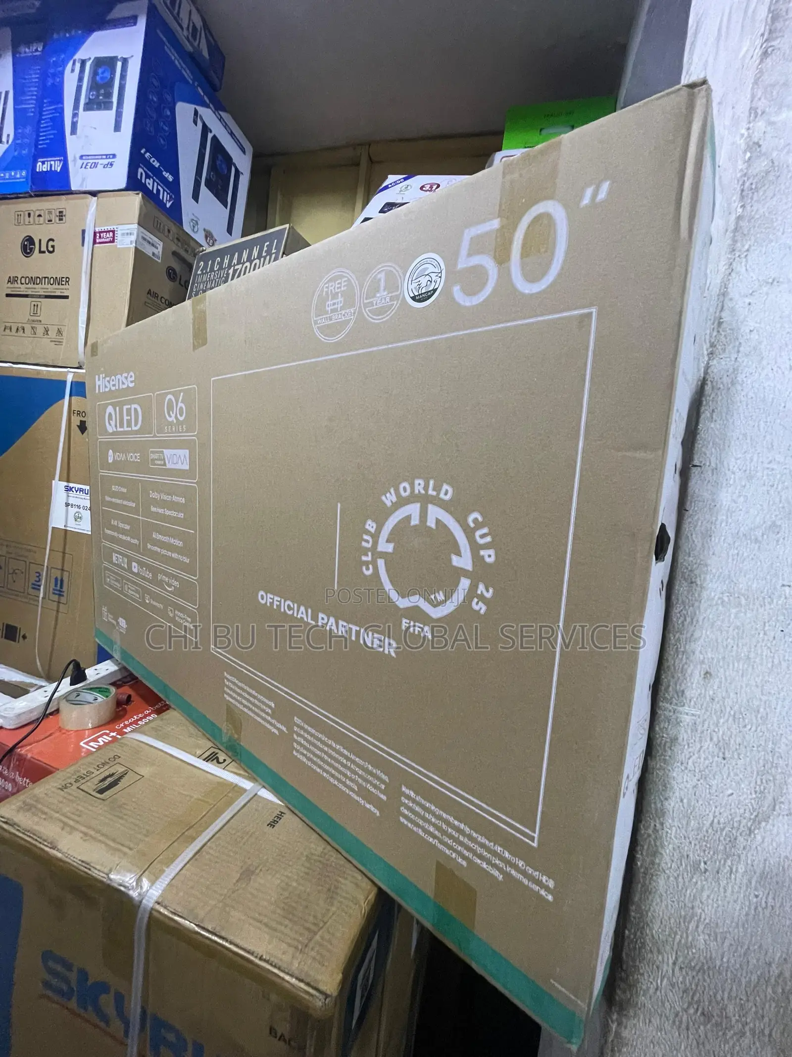 50-Inch Hisense Qled Q6 Series Smart Tv