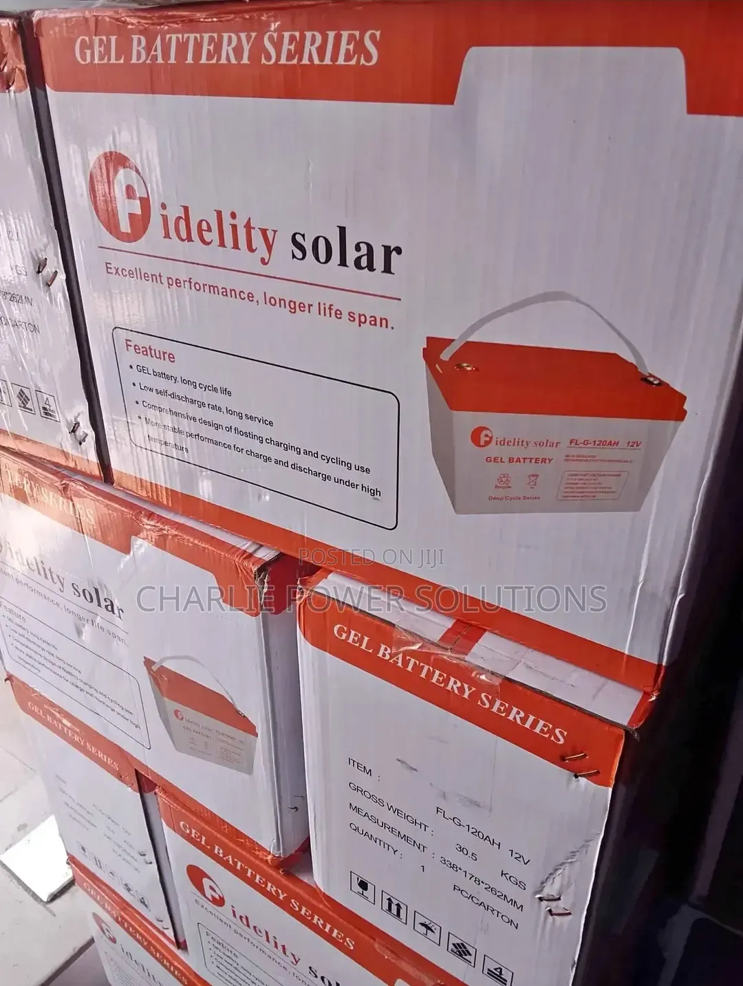 Fidelity 120ah 12v Drycell Battery