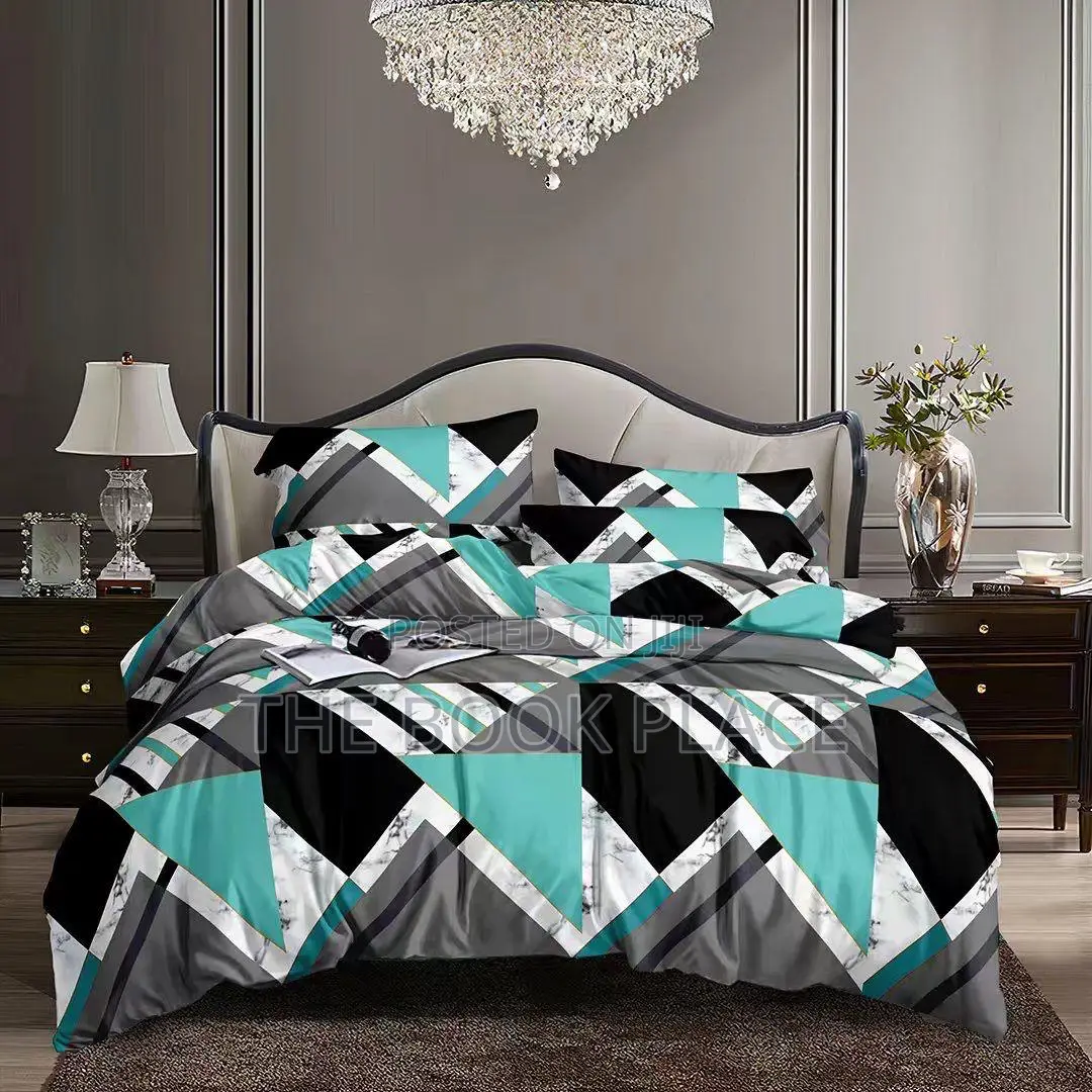 Premium Multicolored Bedsheets With 4pillow Case
