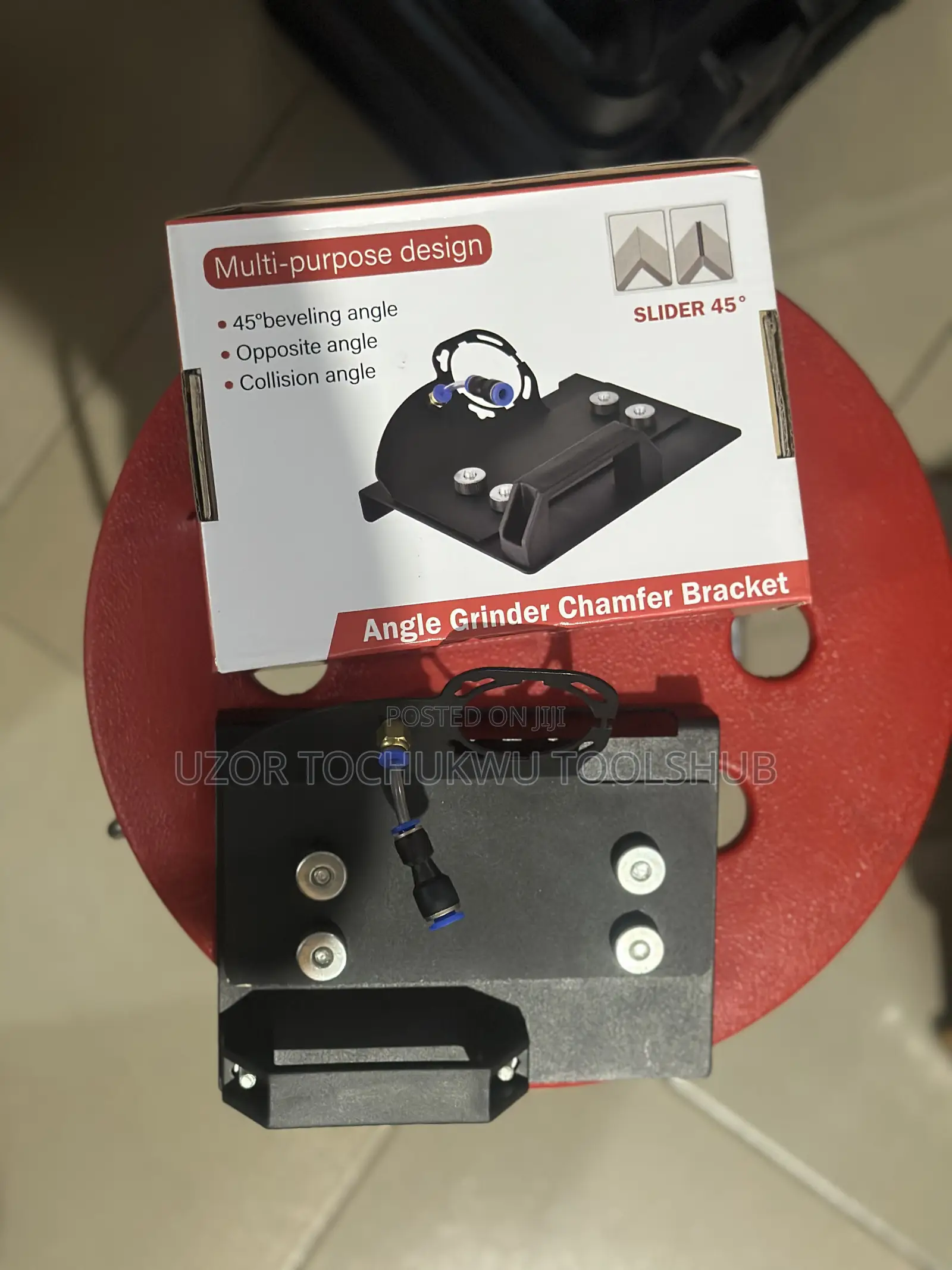 45 Degree Tile Chamfer Bracket For Angle Grinder