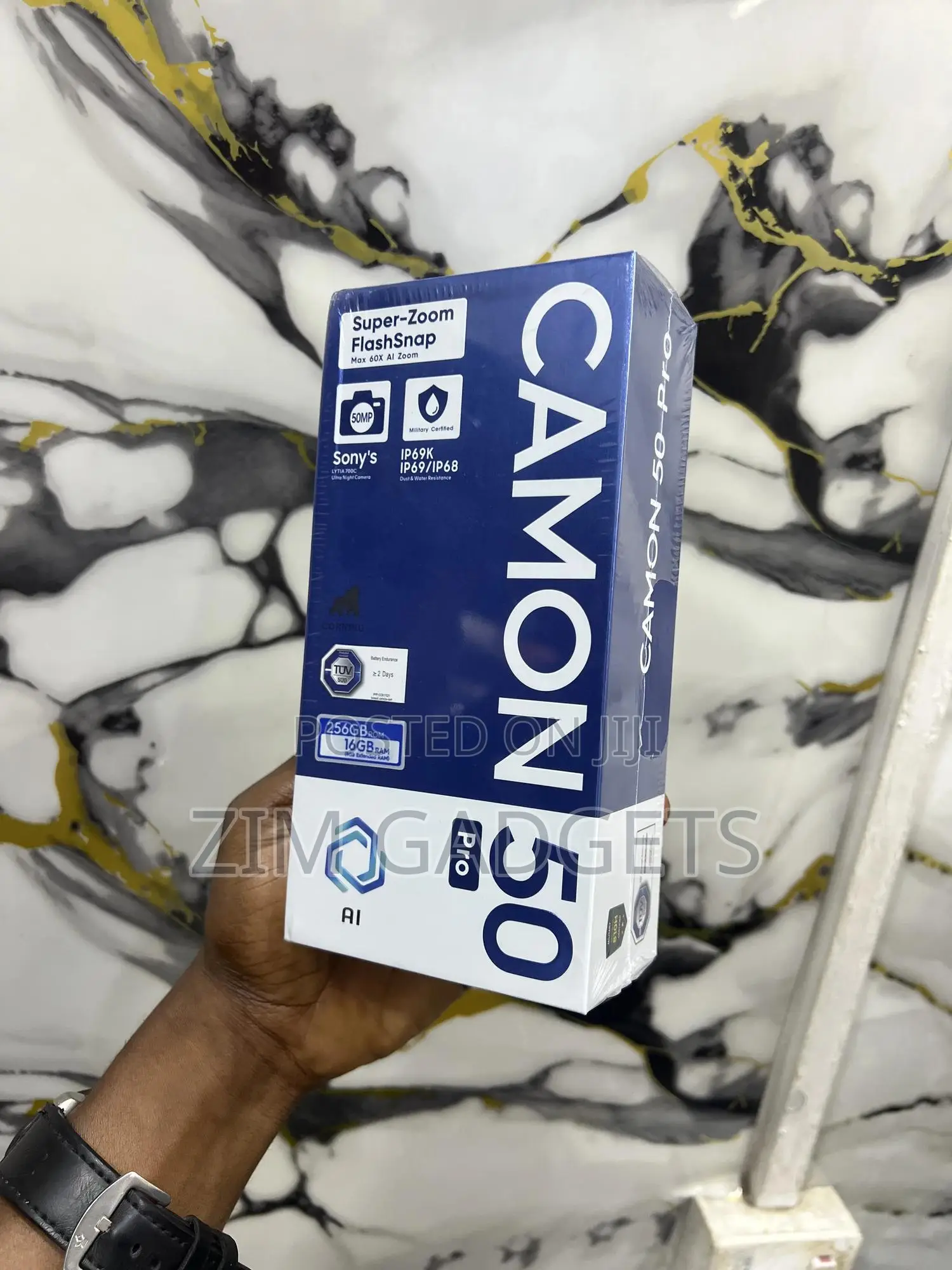 New Tecno Camon 50 Pro 256 GB Blue