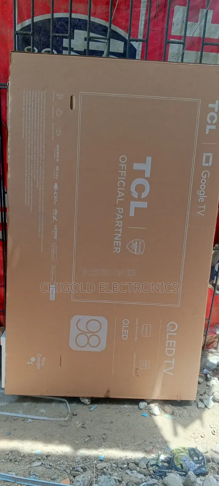 Original TCL Tv 98 Inches Qled Smart Television