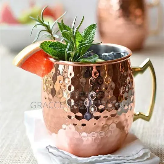 Stainless Hammered Copper Moscow Mule