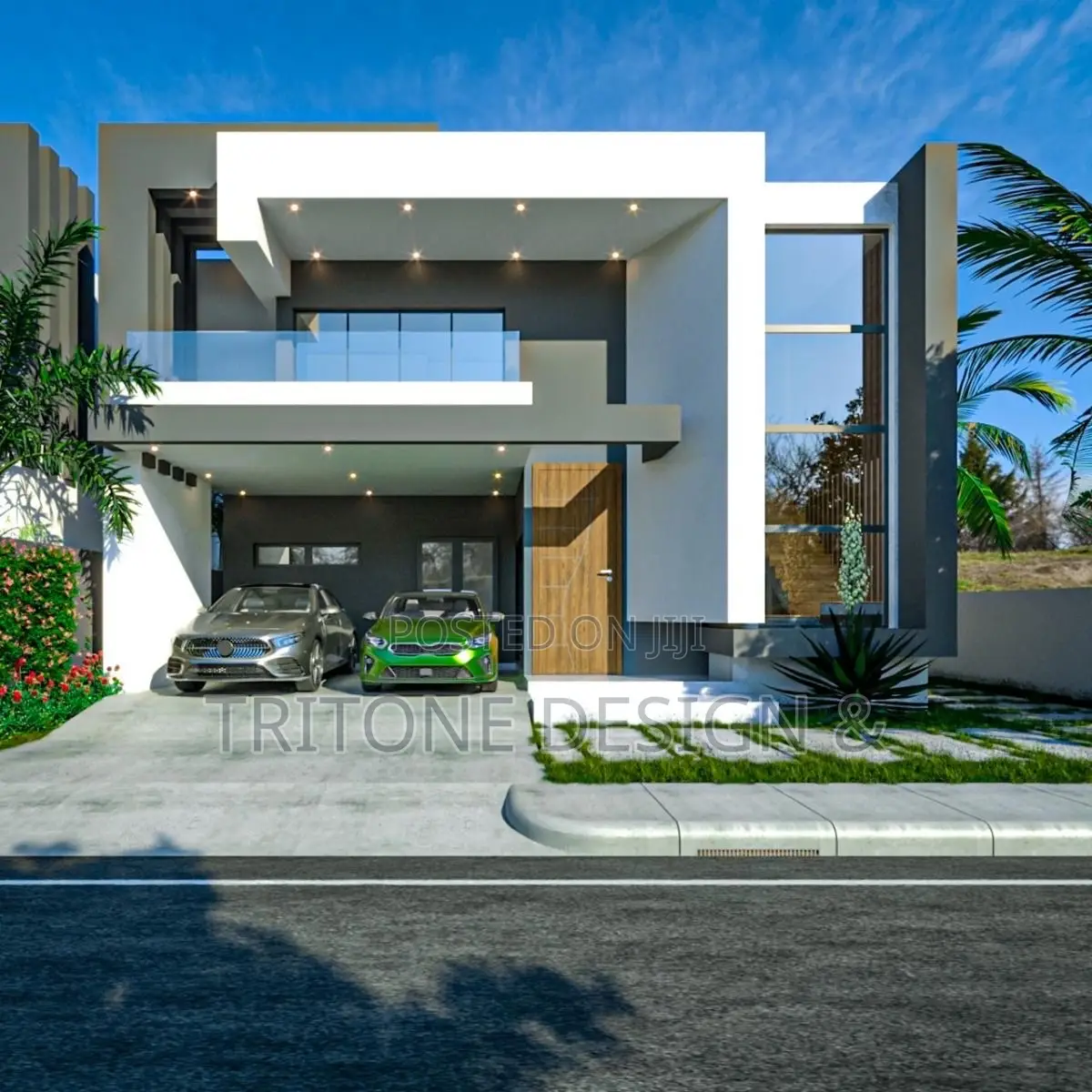 Architectural Design of a Modern 6 Bedroom Duplex
