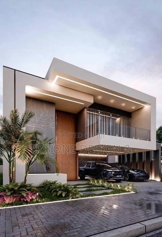 Architectural Design of a Modern 6 Bedroom Duplex