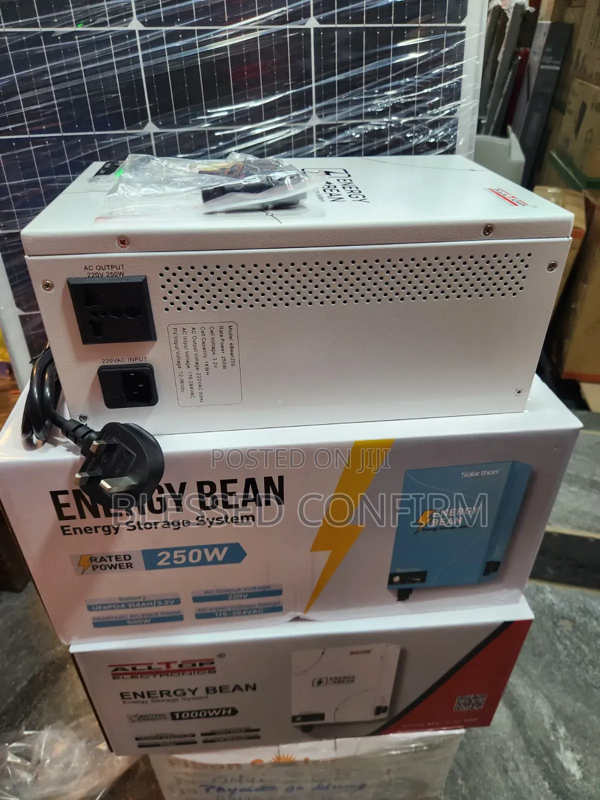 1kwh + 250w Lithium Battery All in One Solar System With Solar Panel